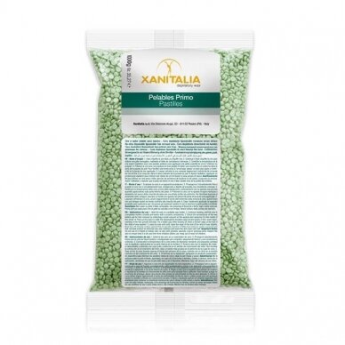 XANITALIA depilatory wax granules, GREEN TEA 1000 g