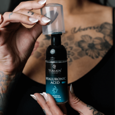 YUMAIN TATTOO CARE švelnios hialiurono rūgšties prausimosi putos, skirtos odos priežiūrai po tatuiruočių, 60 ml