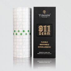 YUMAIN TATTOO CARE 911 DERM permatomi apsauginiai, lipnūs medicininiai tvarsčiai tatuiruotės gijimui 15cm*10m