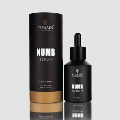 YUMAIN TATTOO CARE nuskausminamasis serumas NUMB SERUM ( 5% lidokaino), 60 ml