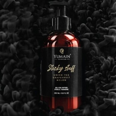 YUMAIN TATTOO CARE extremely sticky tattoo transfer gel STICKY STUFF, 250 ml